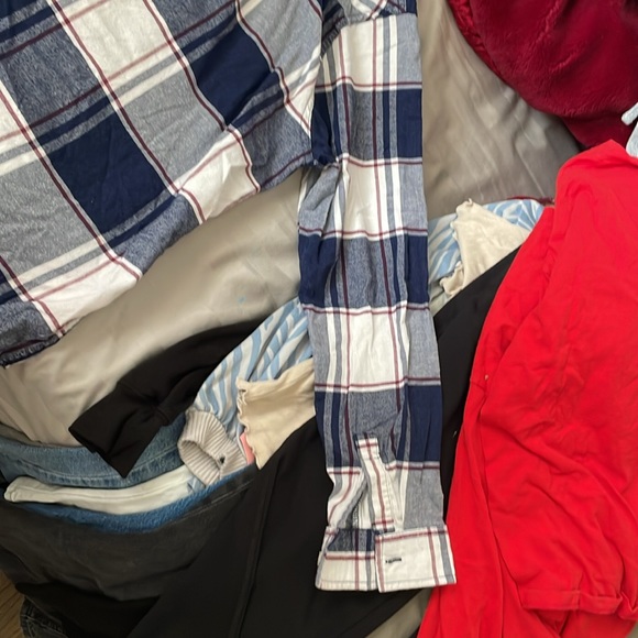 Blue White Flannel - Picture 6 of 7